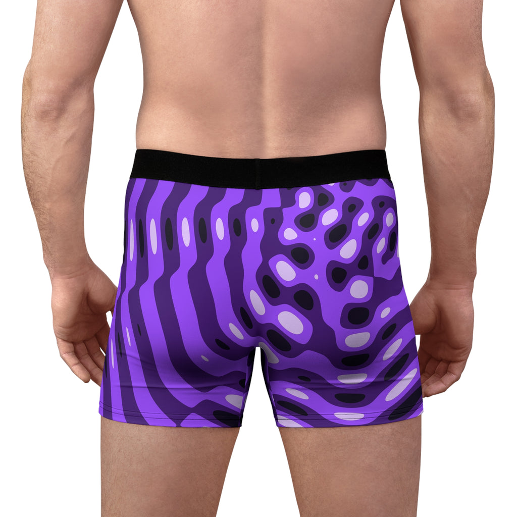 Grape Ripple Men's Boxer Briefs — Performance Underwear