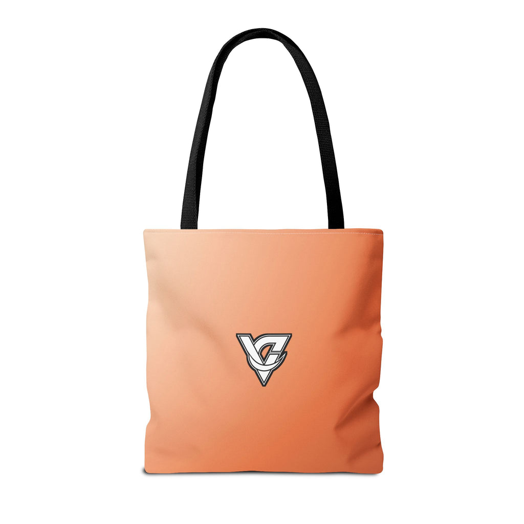 Terracotta Ombre Tote Bag — All-Over Print Gym & Everyday Tote