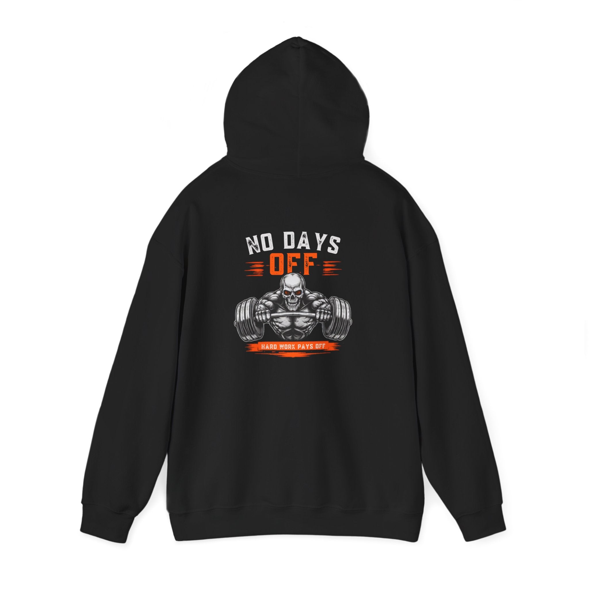 No Days Off | Heavy Hooded Sweatshirt