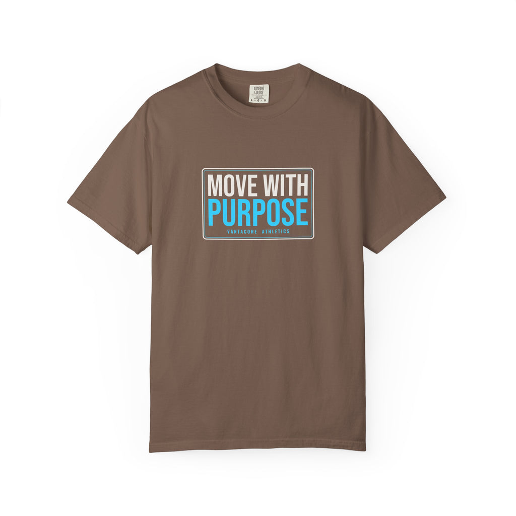 Move With Purpose | Women's Garment-Dyed Graphic Tee