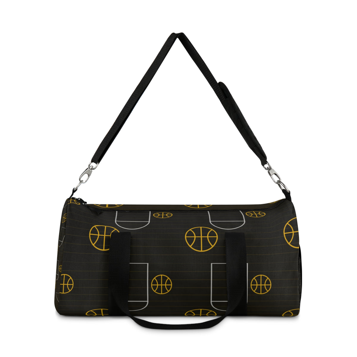 Basketball Gold Rush Court Seam Duffel Bag