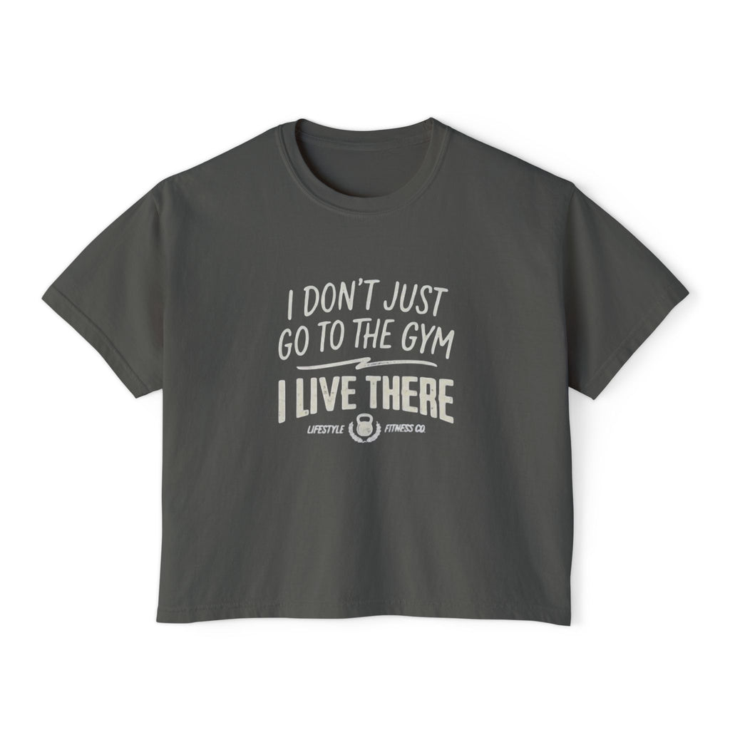 Gym Lover Women's Boxy Tee by Vantacore Athletics, view 2