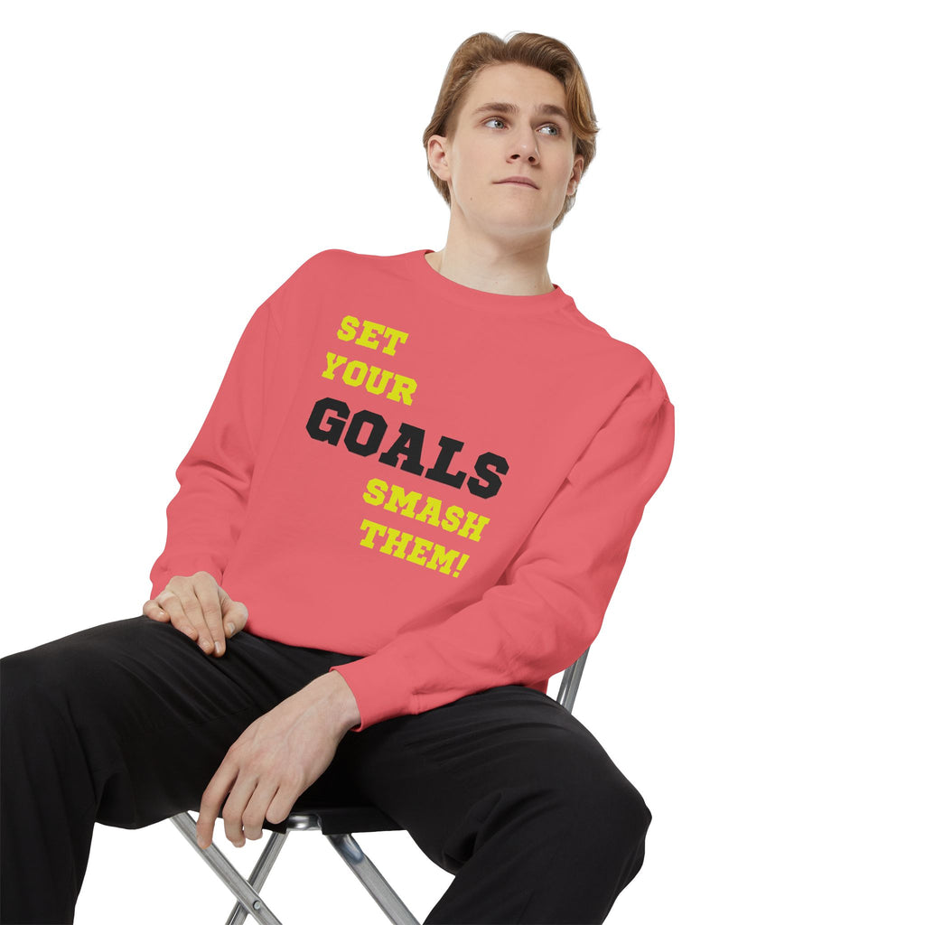 Set Goals | Motivational Crewneck Sweatshirt