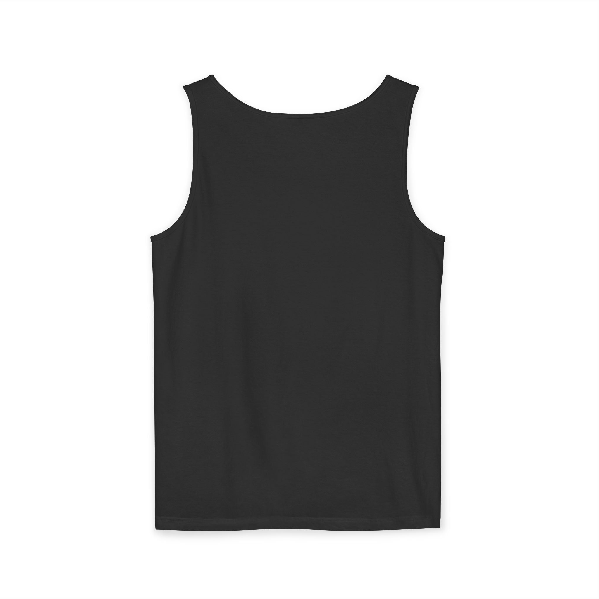 Minimal Geometric Triangle Logo Tank Top | Chest Emblem
