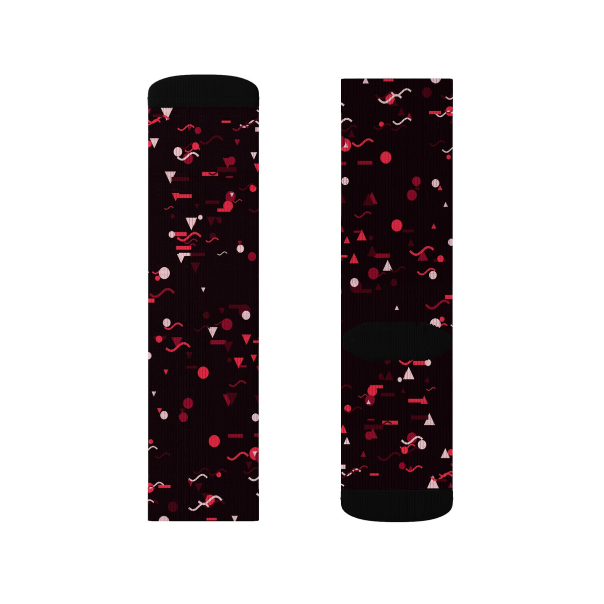 Cherry Confetti Athletic Crew Socks