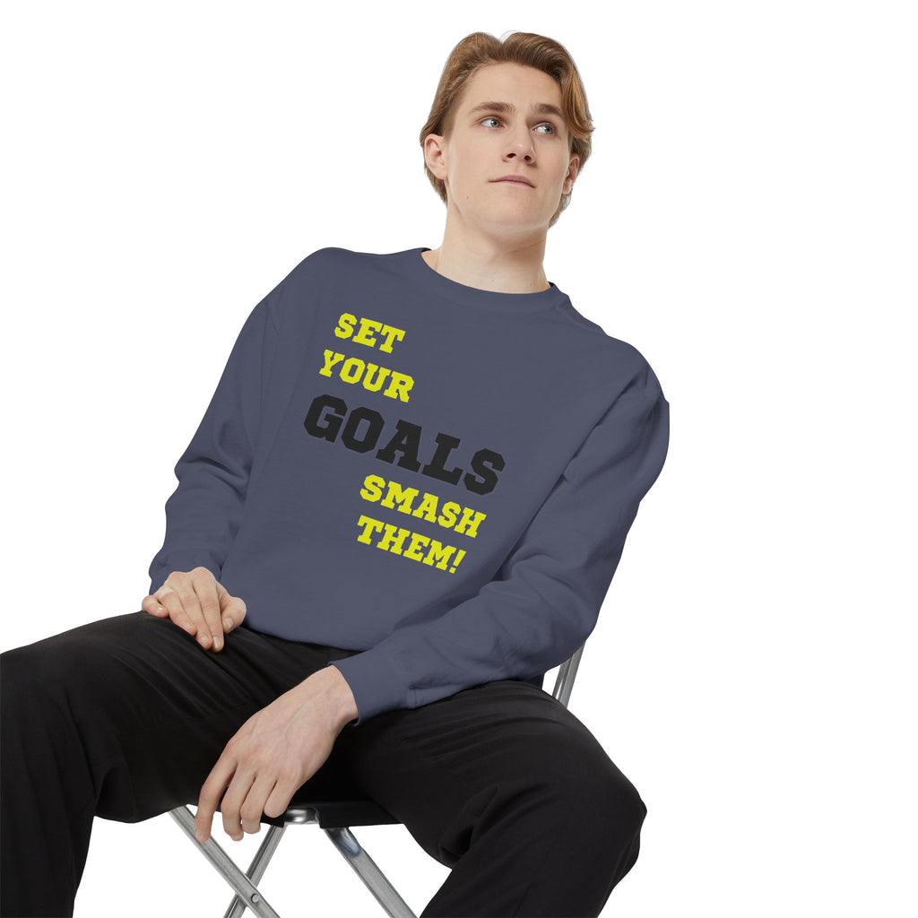 Set Goals | Motivational Crewneck Sweatshirt