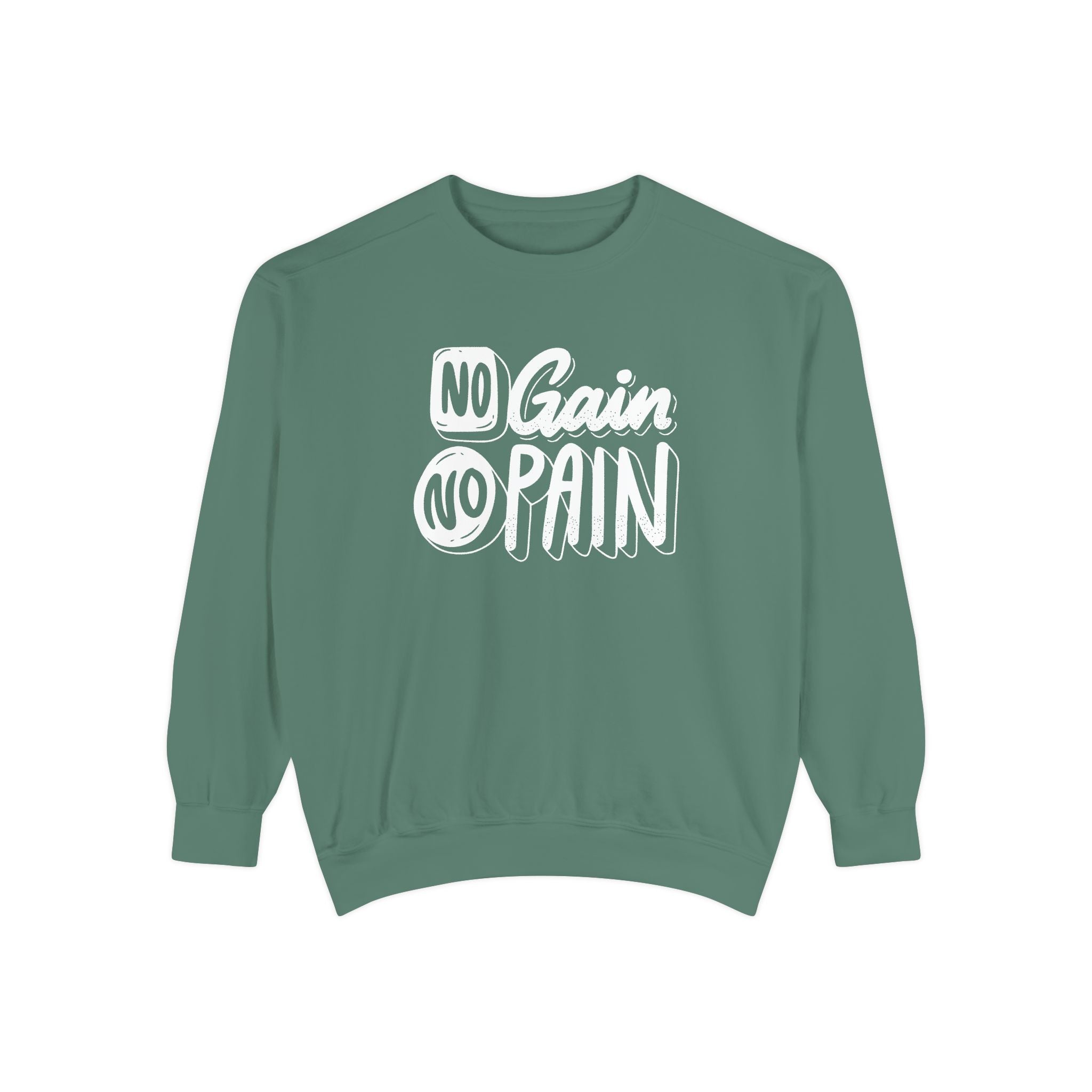 No Gain No Pain Sweatshirt | Motivational Fitness Crewneck