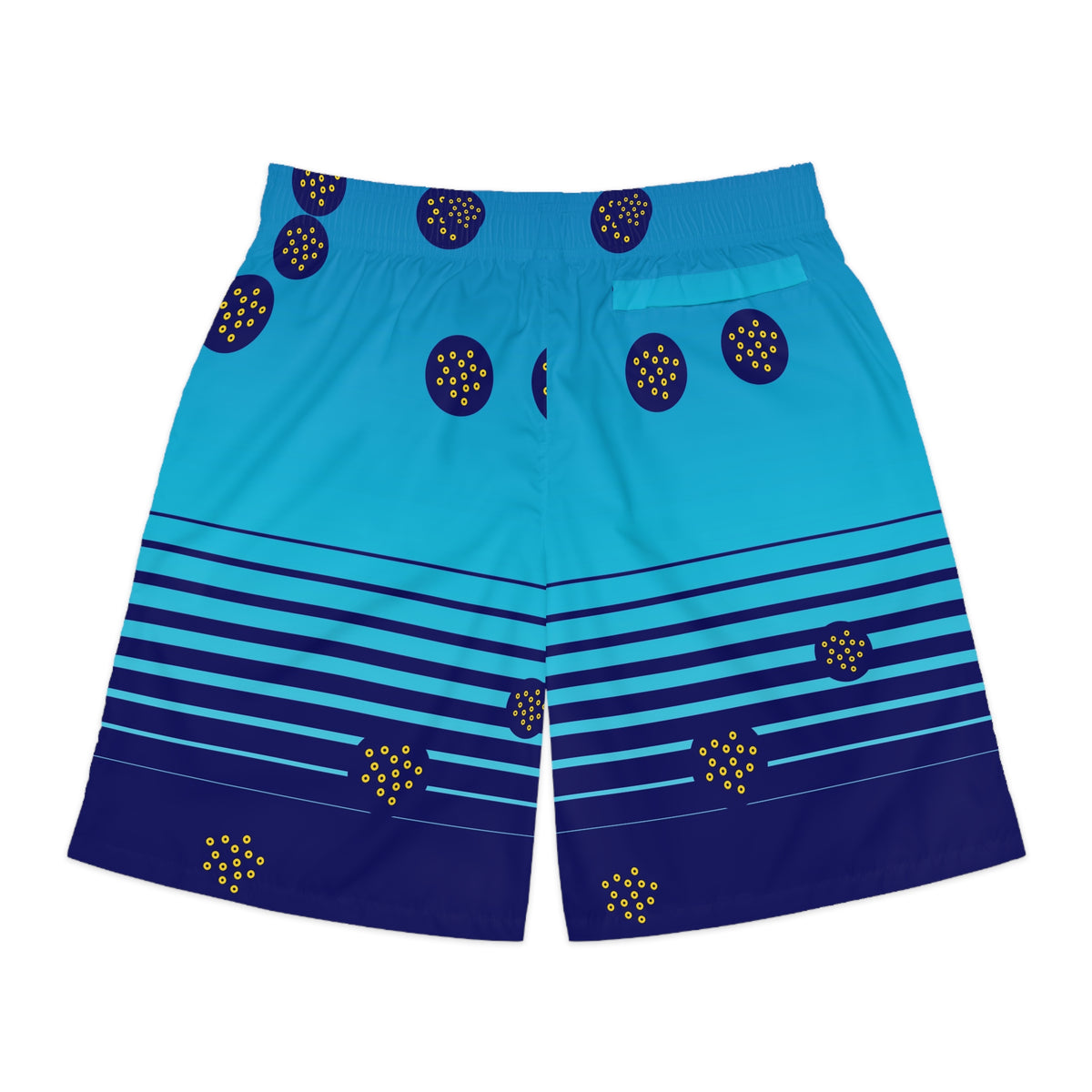 Golf Cobalt Spark Horizon Fade Men's Athletic Shorts with Pockets