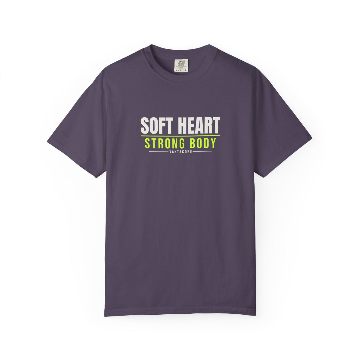 Soft Heart Strong Body | Women's Garment-Dyed Graphic Tee