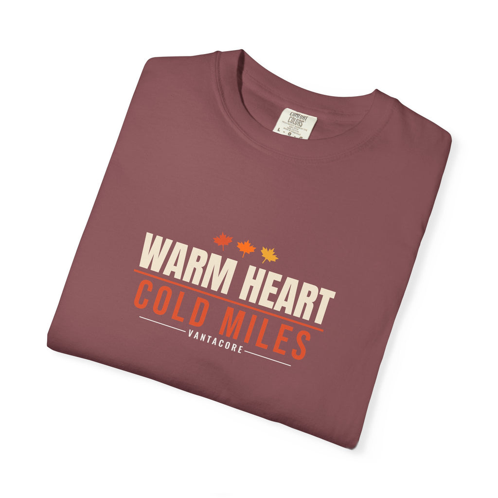 Warm Heart Cold Miles | Women's Garment-Dyed Graphic Tee