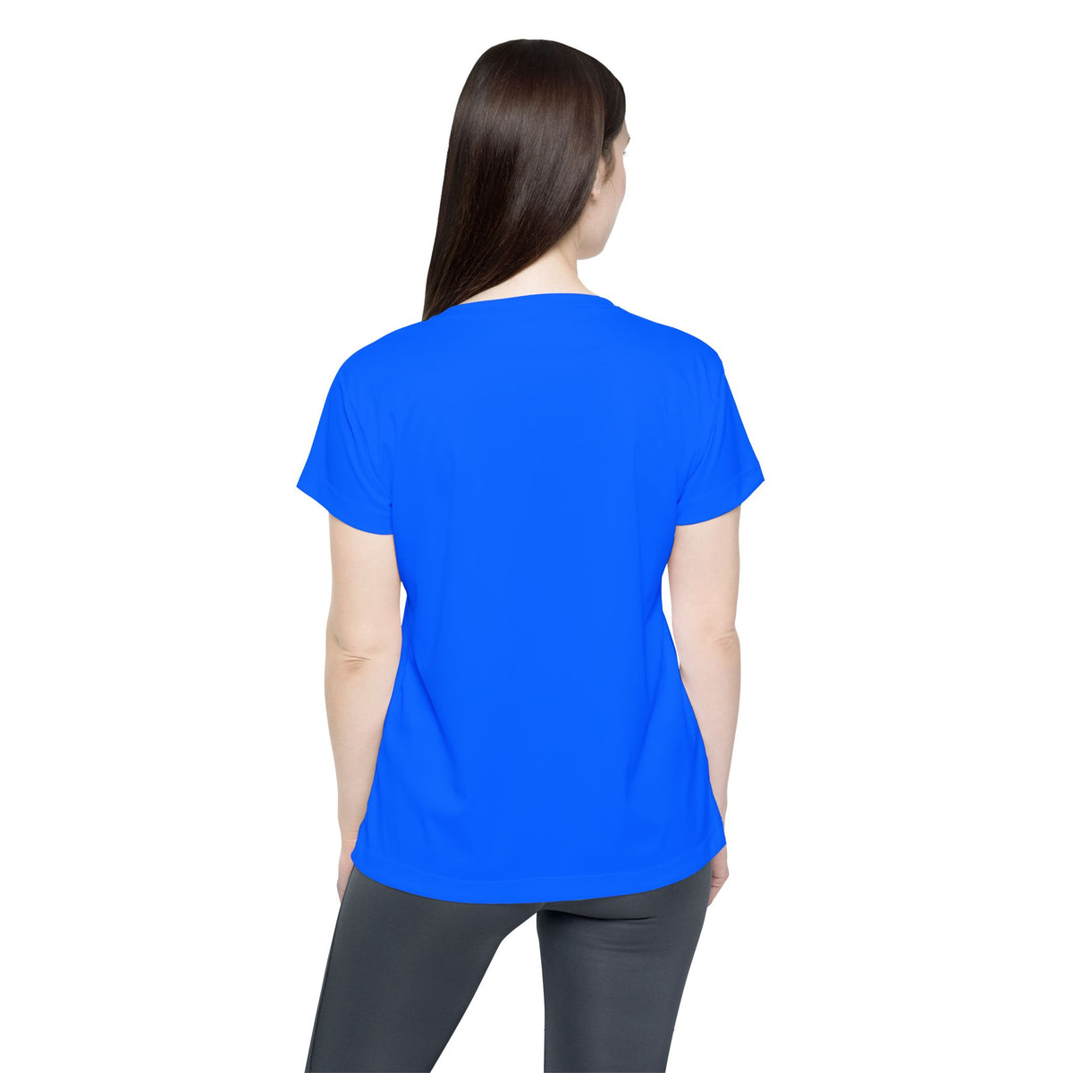 Vantacore Solid Electric Blue Women's Sports Jersey