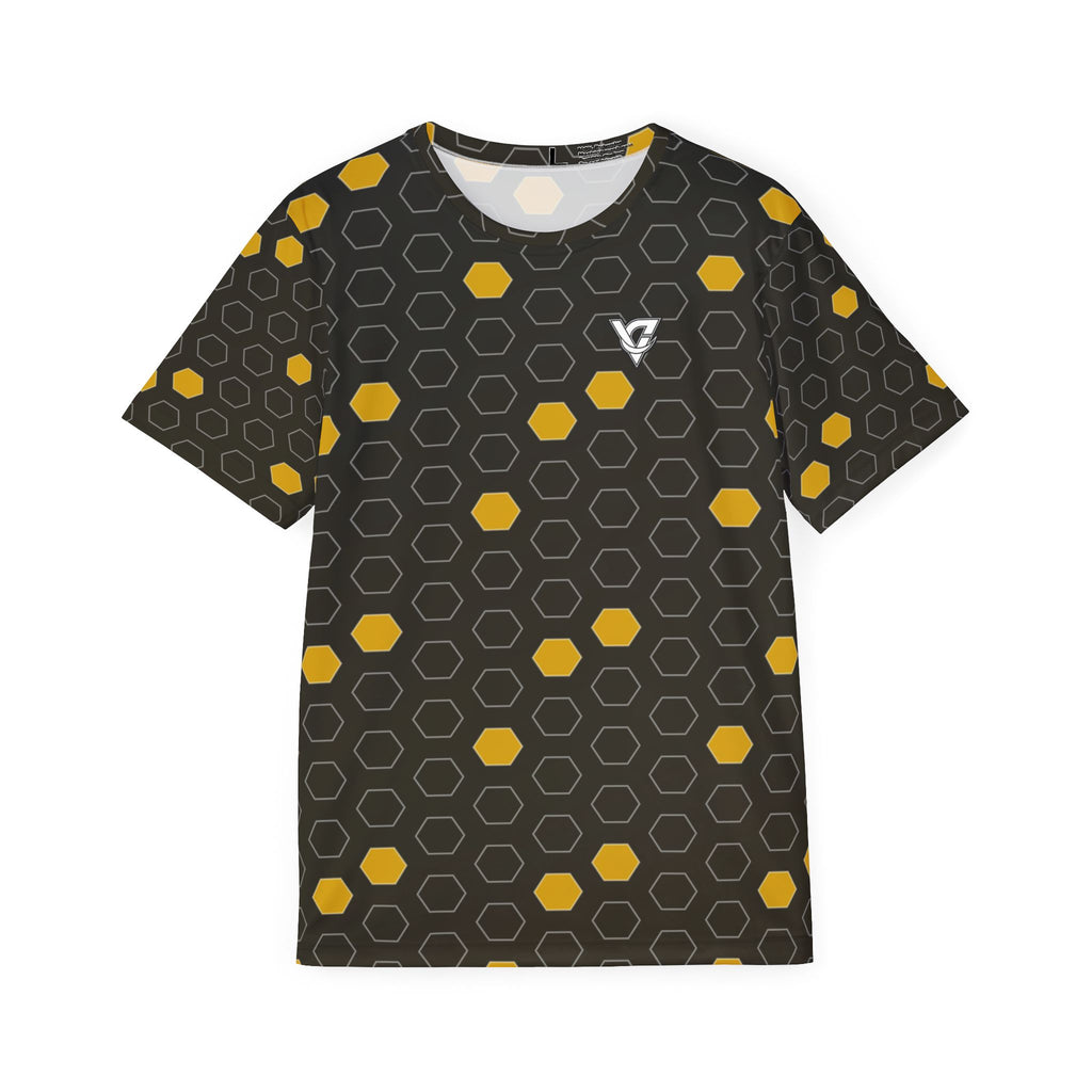 Soccer Gold Rush Hex Pitch Men's Sports Jersey