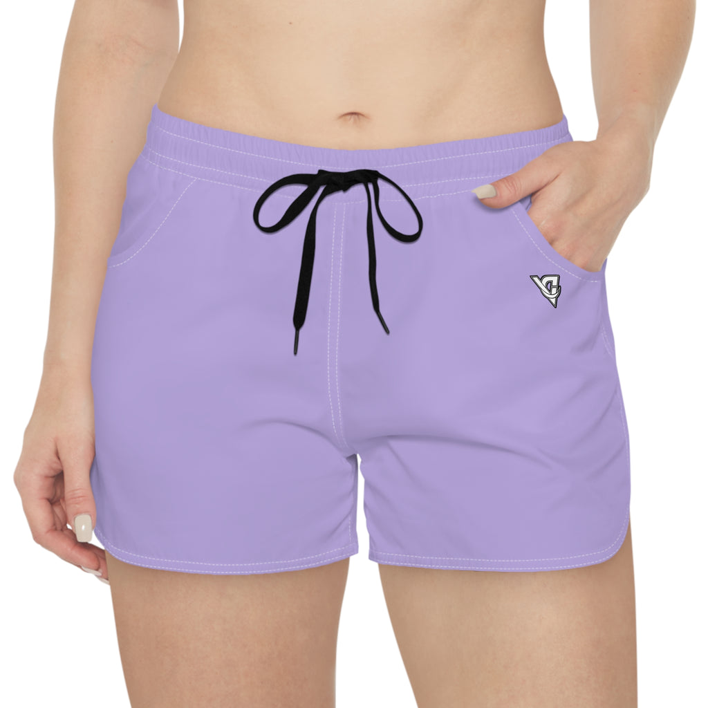 Women's Multipurpose Athletic Shorts with Pockets | Lavender Essential