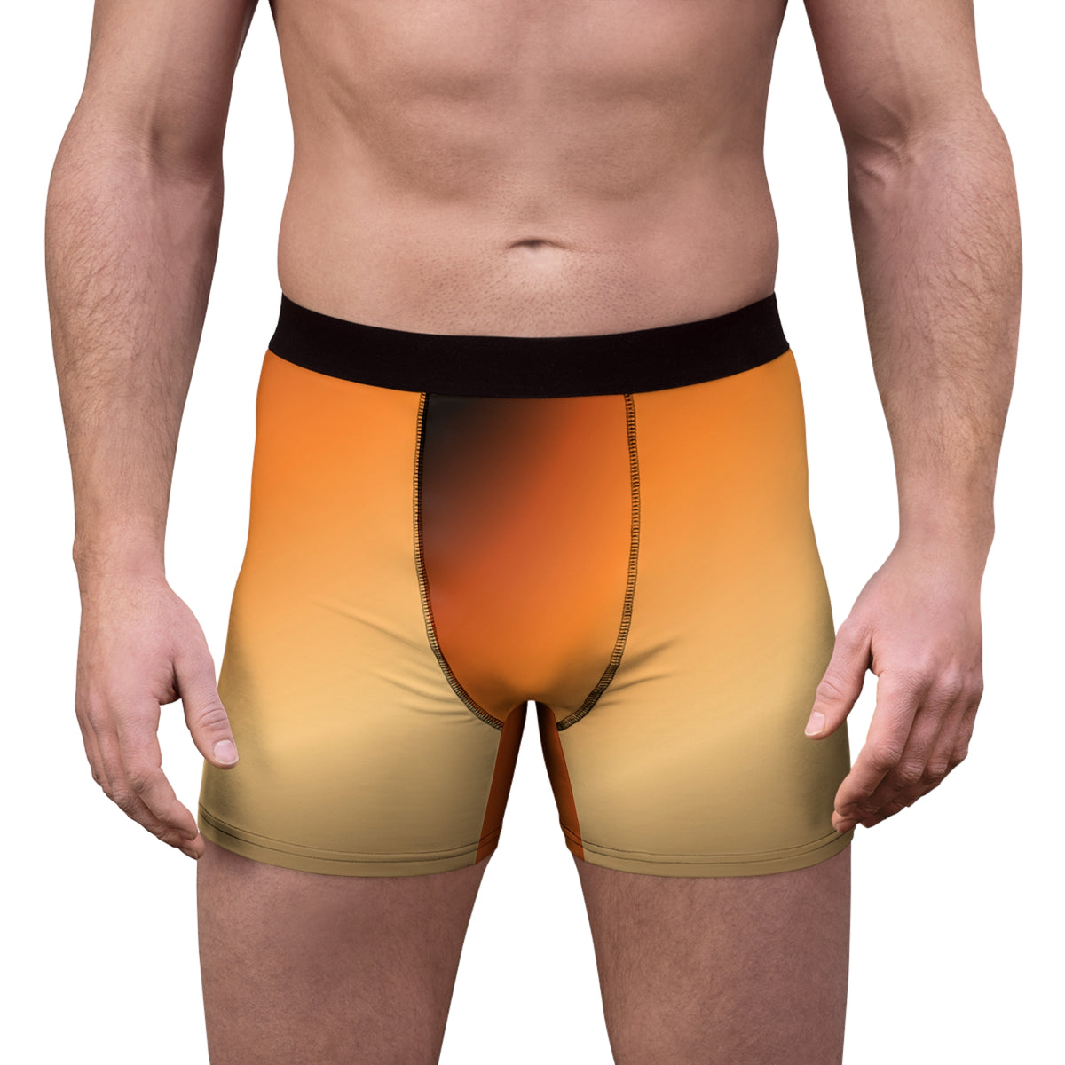 Pumpkin Ombre Men's Boxer Briefs — Performance Underwear