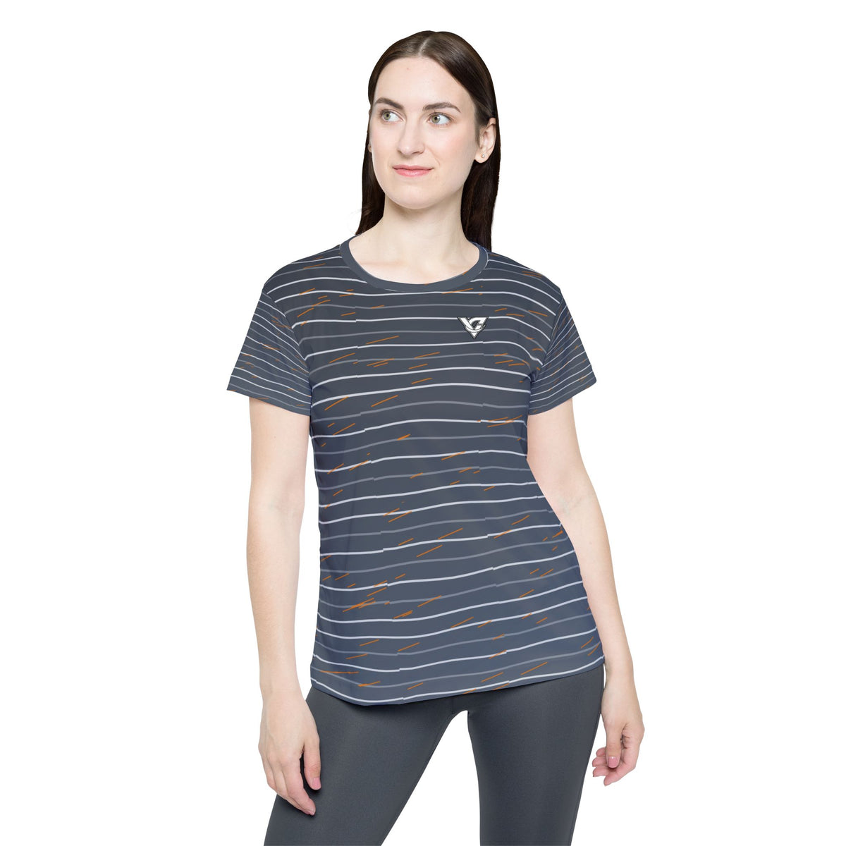 Running Slate Storm Pace Lanes Women's Sports Jersey