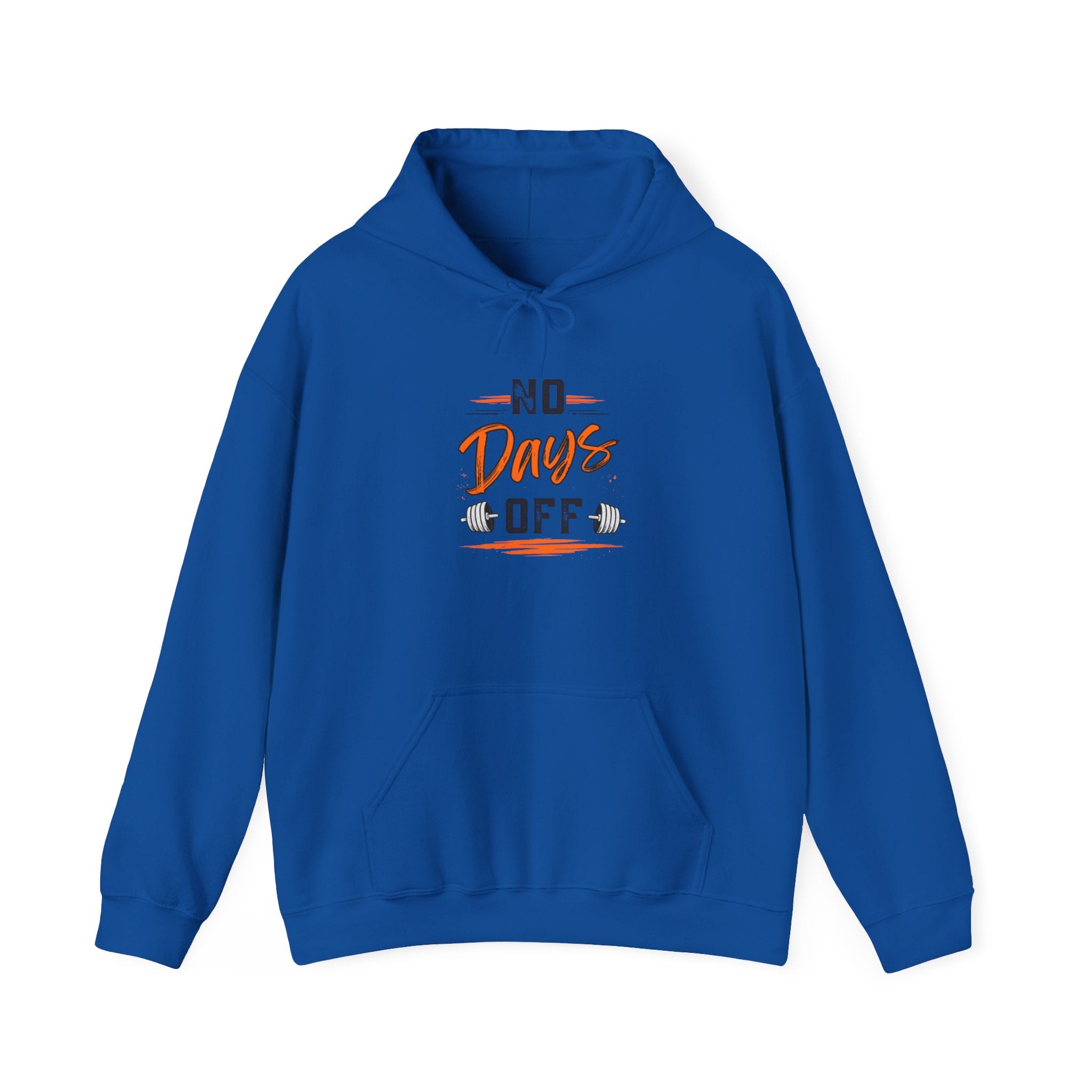 No Days Off | Heavy Hooded Sweatshirt