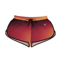 Women's Spiced Wine Ombre Relaxed Shorts — All-Over Print Running & Workout Shorts