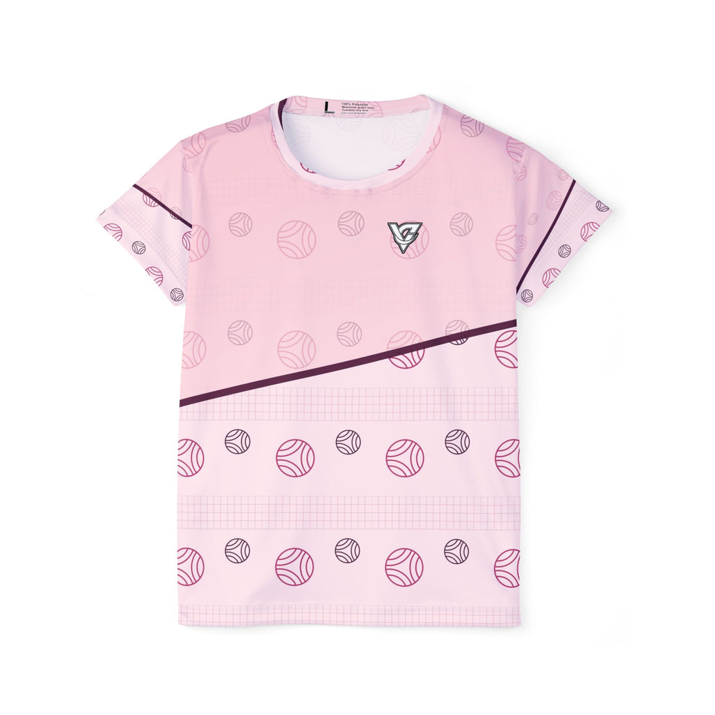 Volleyball Blush Rose Spike Panel Women's Sports Jersey