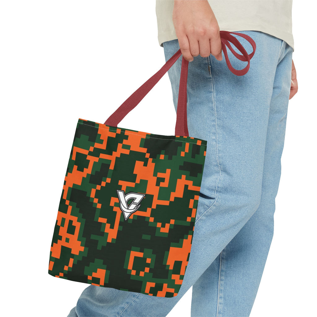 Evergreen Ember Digital Camo Tote Bag — All-Over Print Gym & Everyday Tote