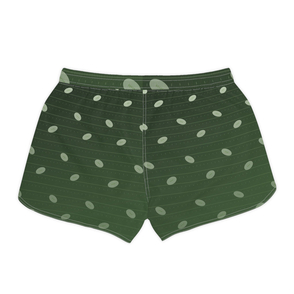 Football Forest Camo Gridiron Women's Athletic Shorts with Pockets