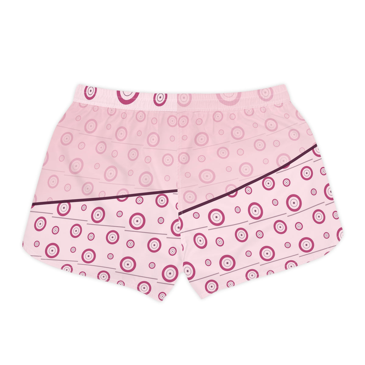 Training & Gym Blush Rose Iron Plate Women's Athletic Shorts with Pockets