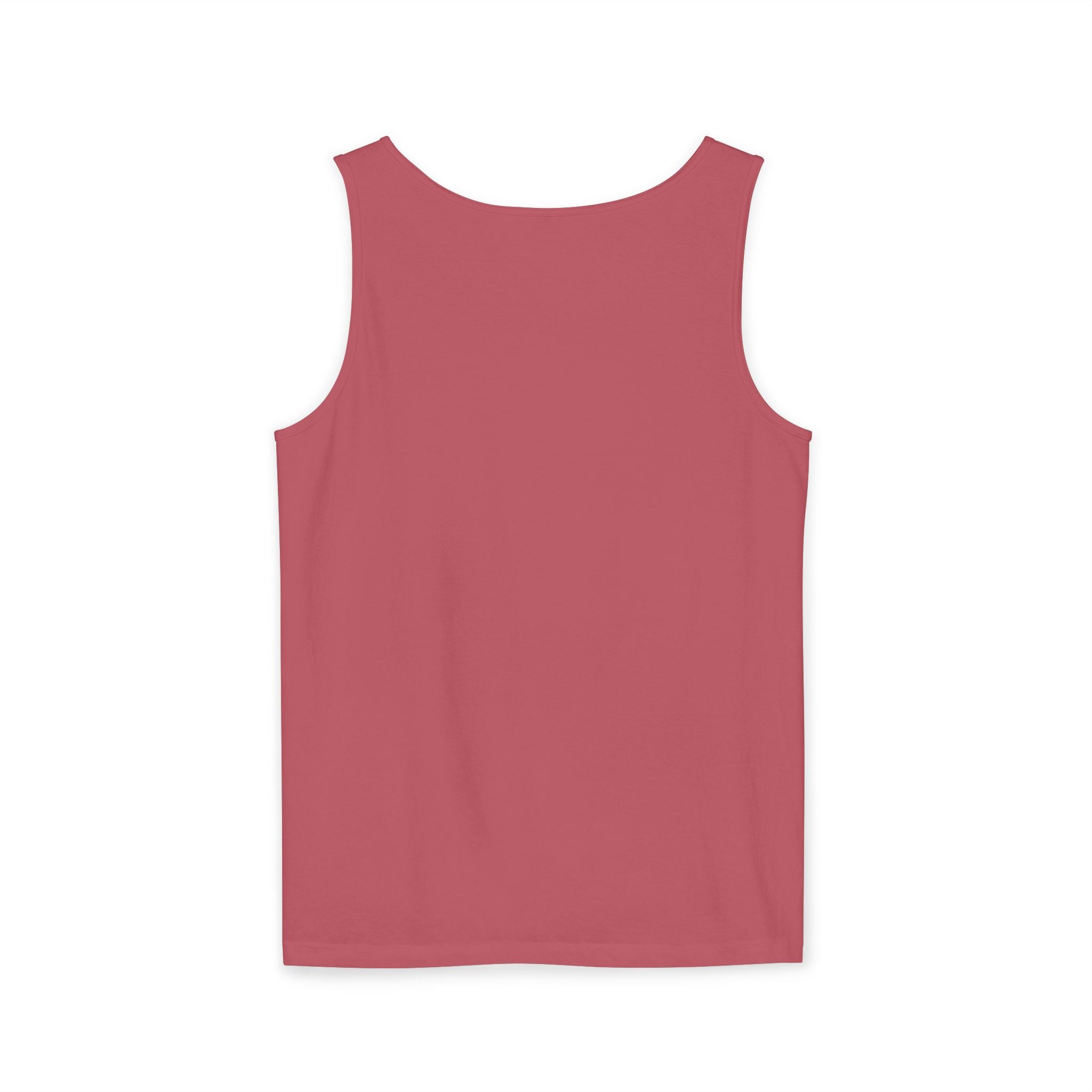 Minimal Geometric Triangle Logo Tank Top | Chest Emblem