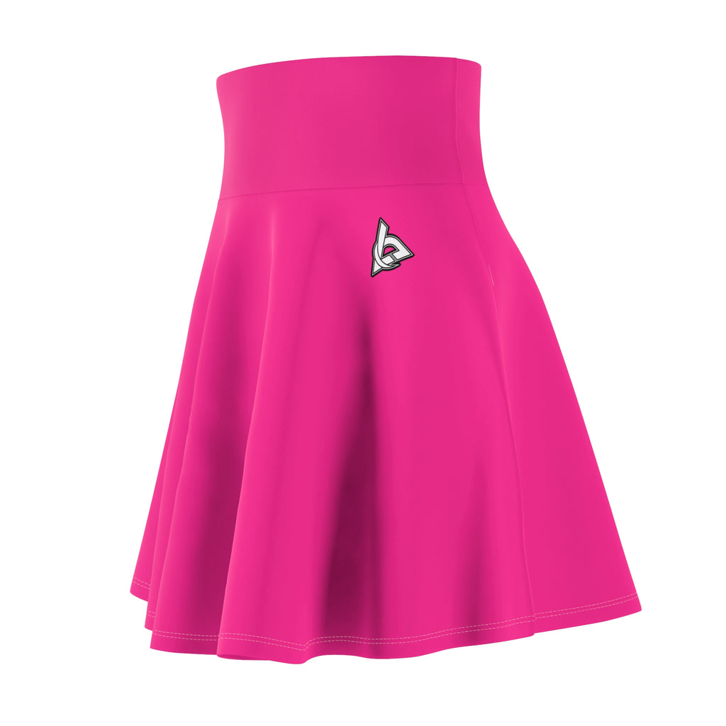 Vantacore Solid Hot Pink Women's Athletic Skater Skirt