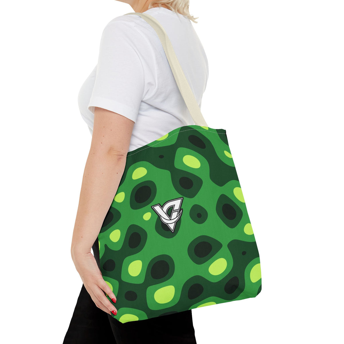 Jungle Ripple Tote Bag — All-Over Print Gym & Everyday Tote