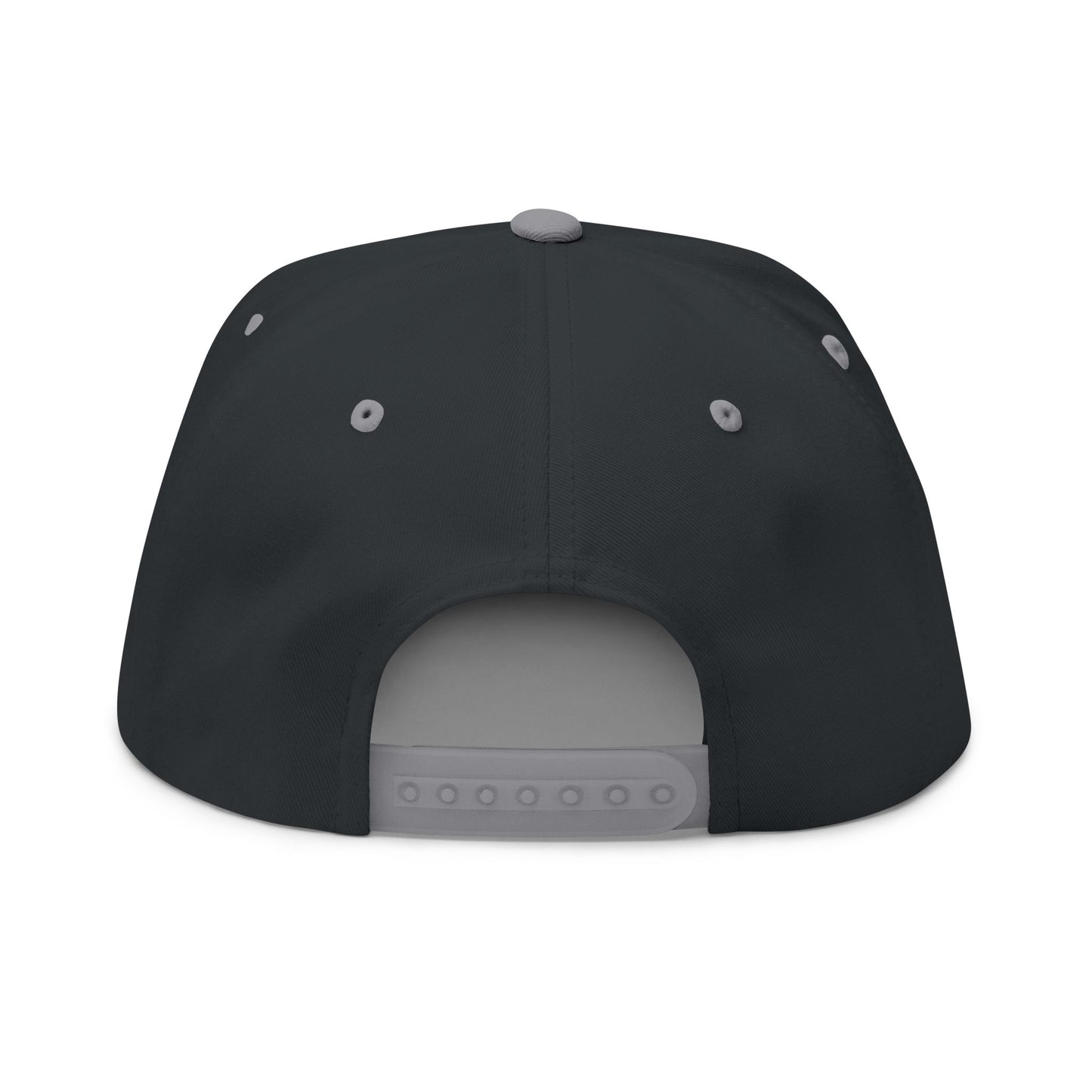 Flat Bill Cap — "The Gym Is My Therapy" Embroidered Fitness Hat