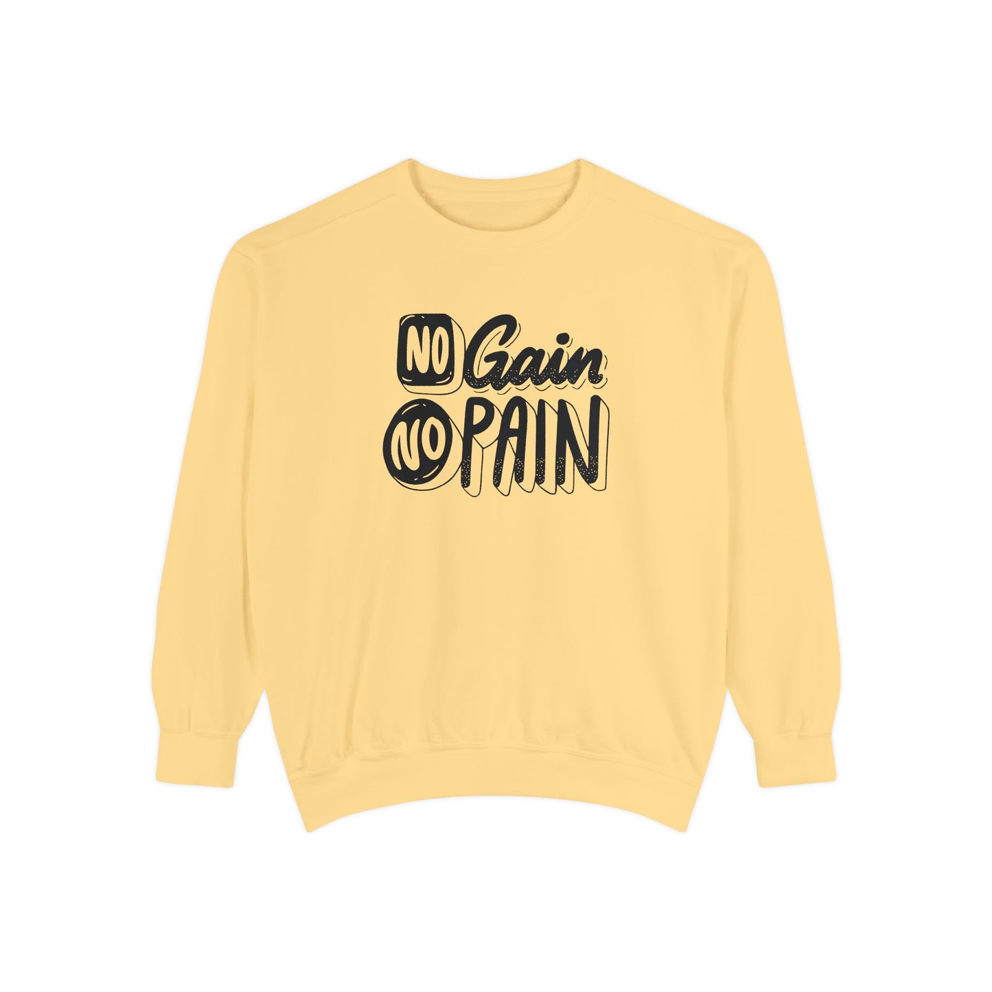 No Gain No Pain Sweatshirt | Motivational Fitness Crewneck
