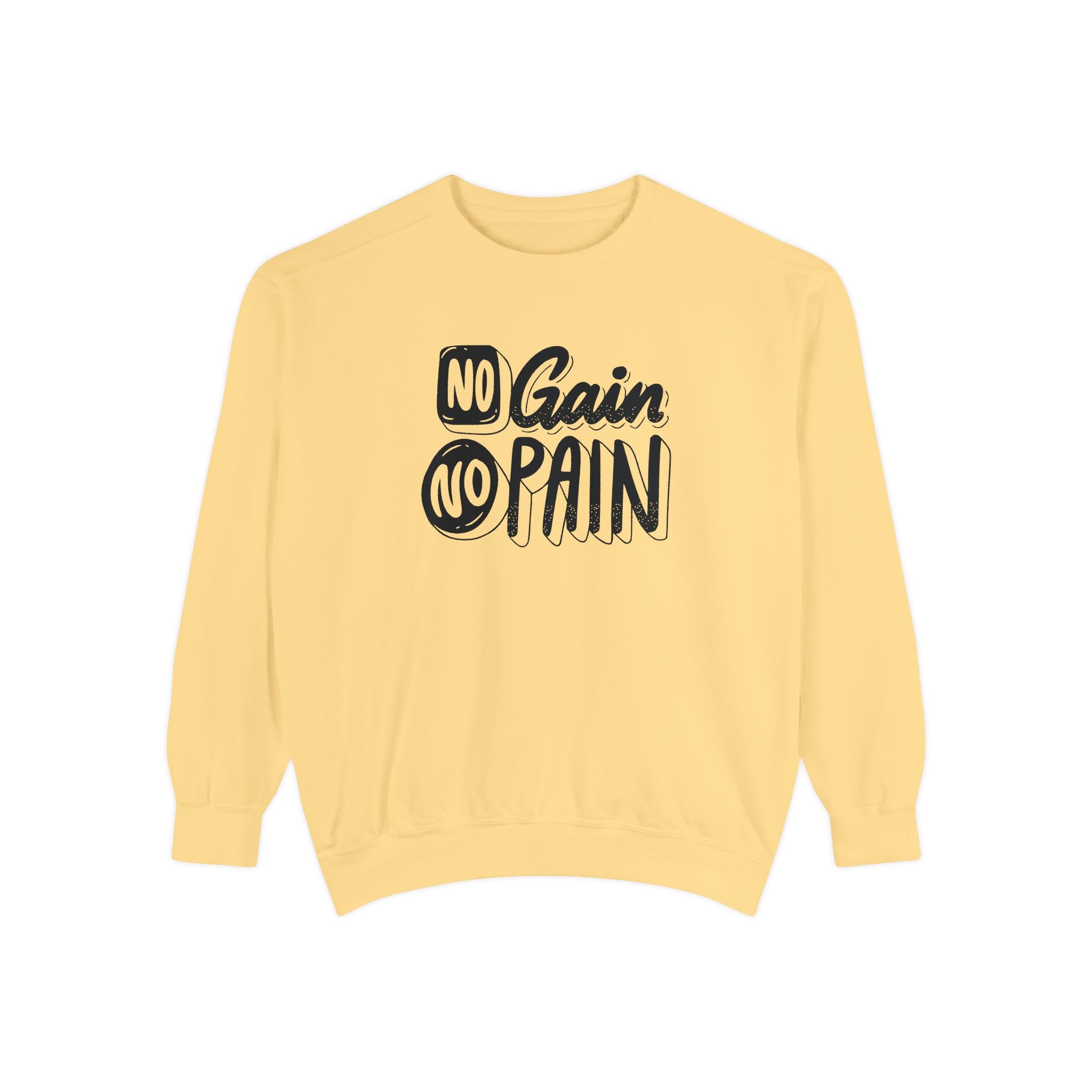 No Gain No Pain Sweatshirt | Motivational Fitness Crewneck