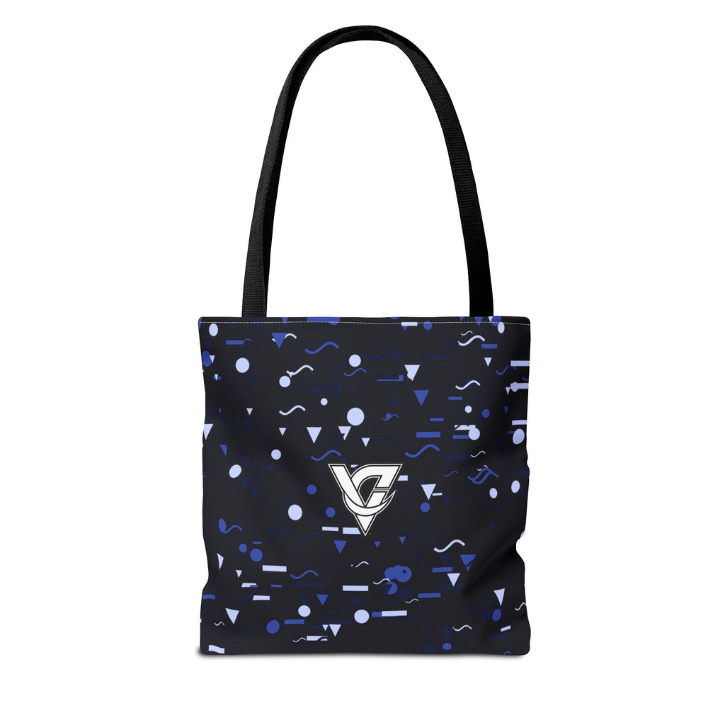 Midnight Confetti Tote Bag — All-Over Print Gym & Everyday Tote