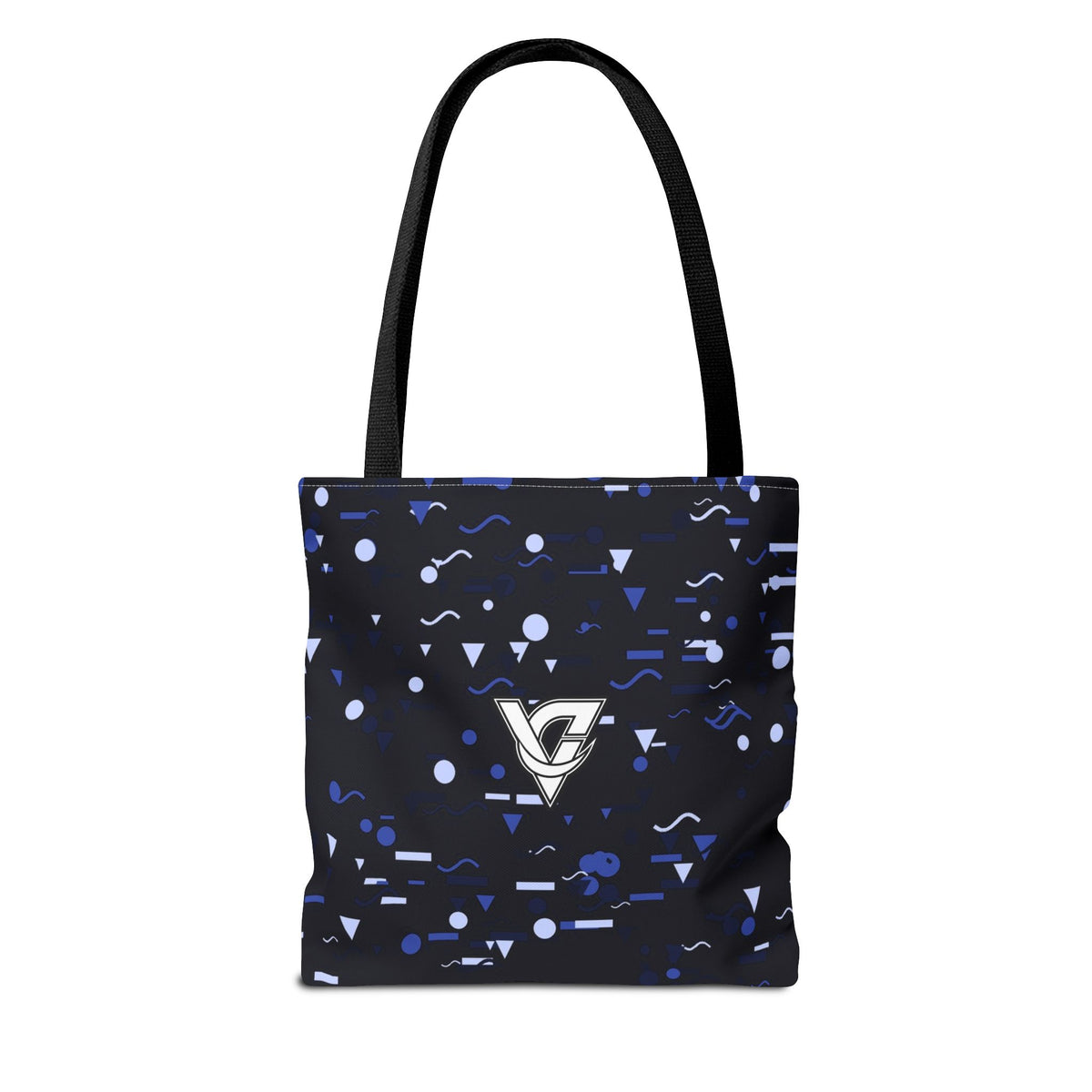 Midnight Confetti Tote Bag — All-Over Print Gym & Everyday Tote