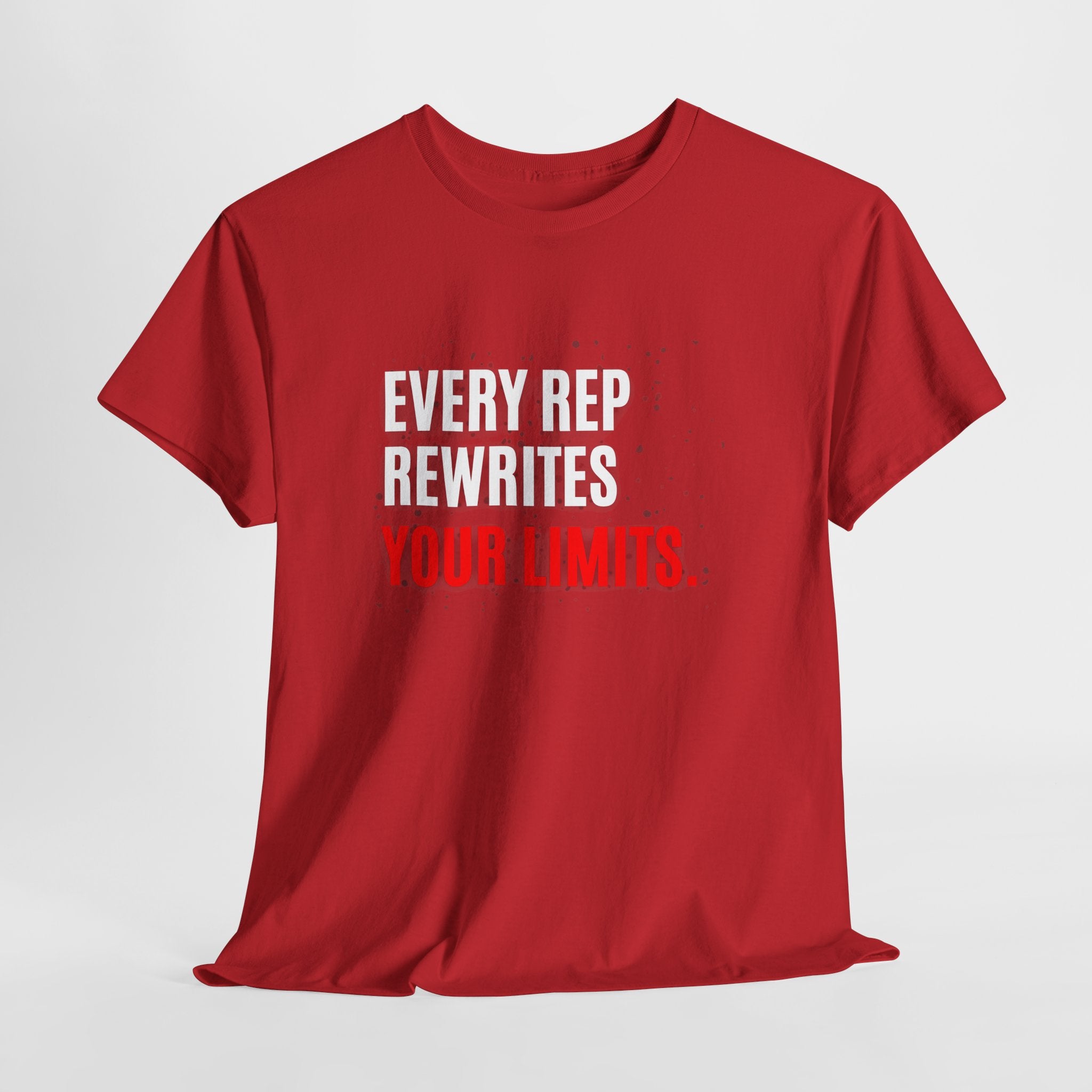 Every Rep Rewrites Your Limits | Motivational Gym T-Shirt