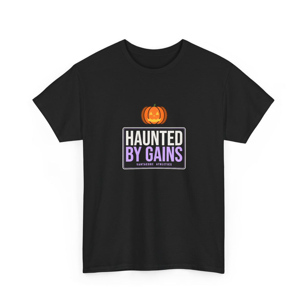 Haunted By Gains | Men's Halloween Graphic Gym T-Shirt