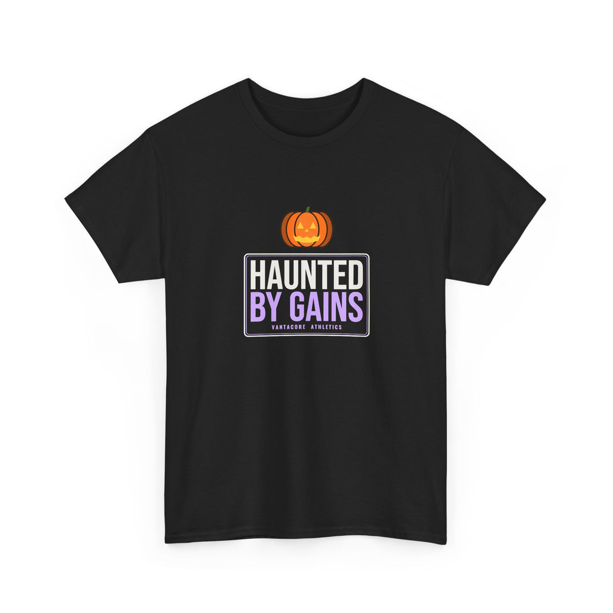 Haunted By Gains | Men's Halloween Graphic Gym T-Shirt