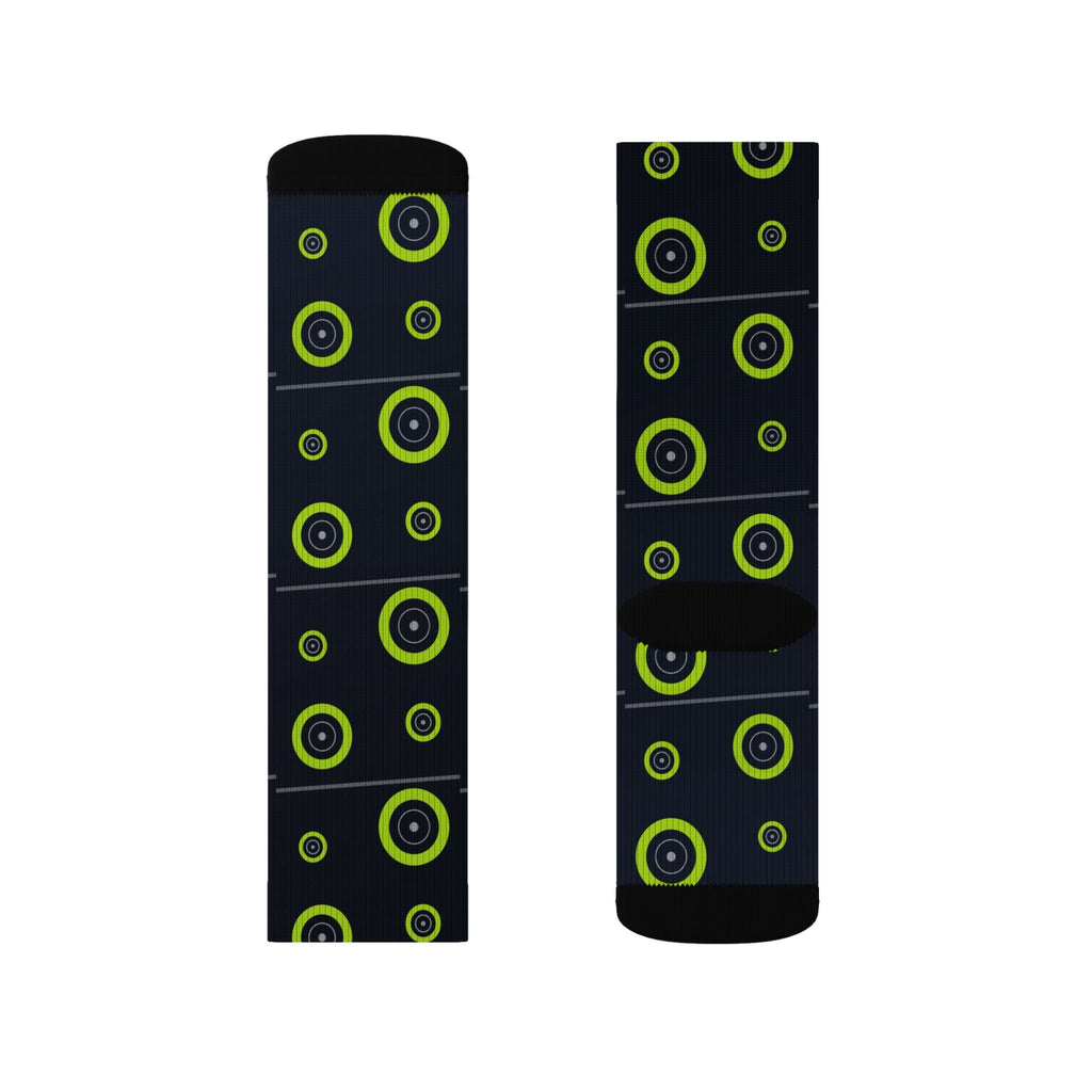 Training & Gym Volt Night Iron Plate Athletic Crew Socks
