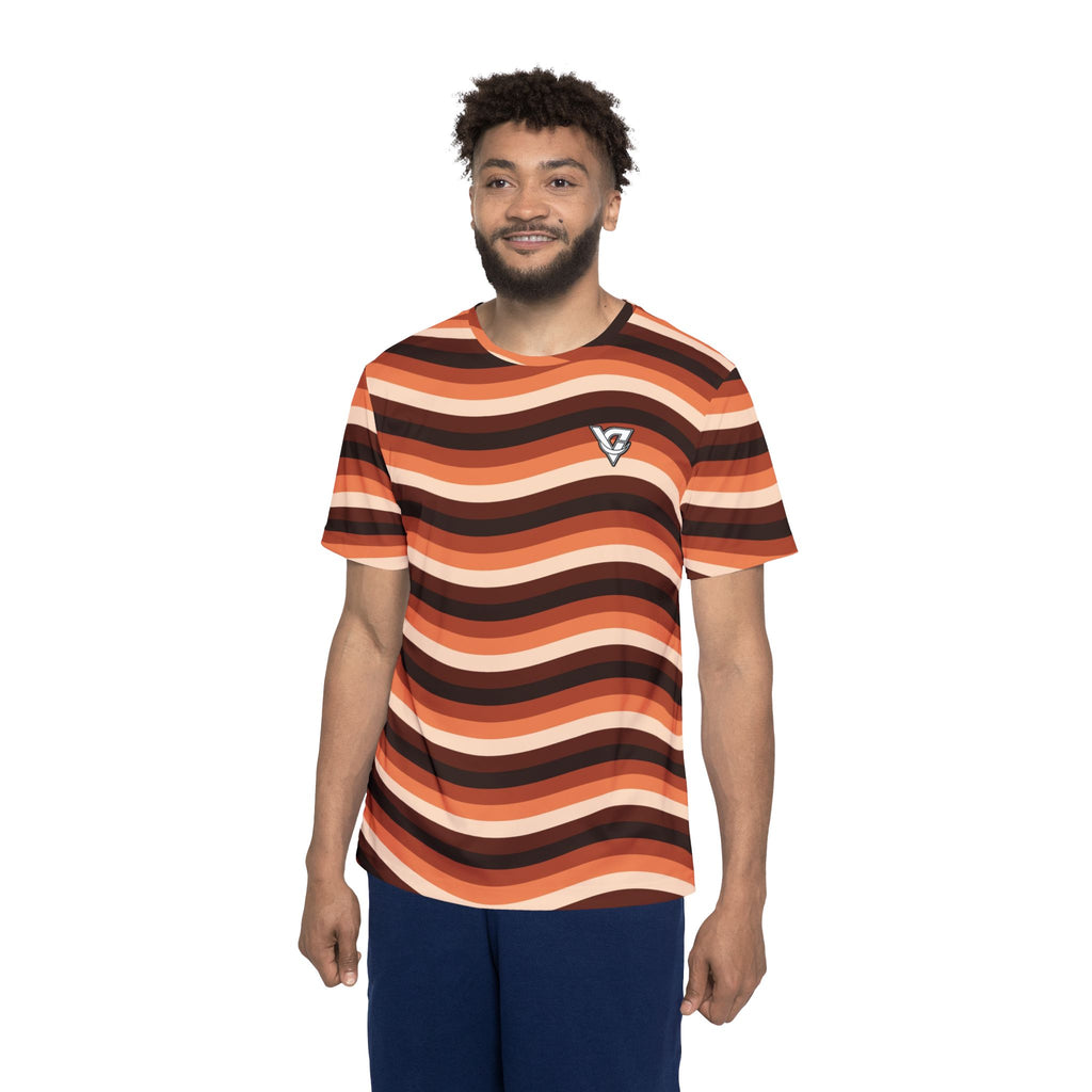 Terracotta Wave Multipurpose Athletic Shirt