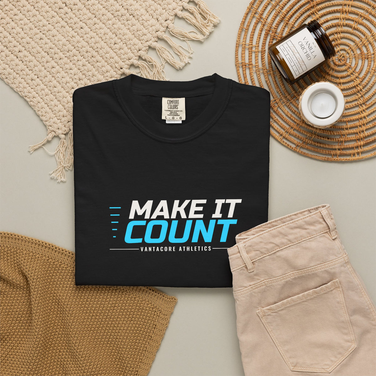 Make It Count | Women's Garment-Dyed Graphic Tee