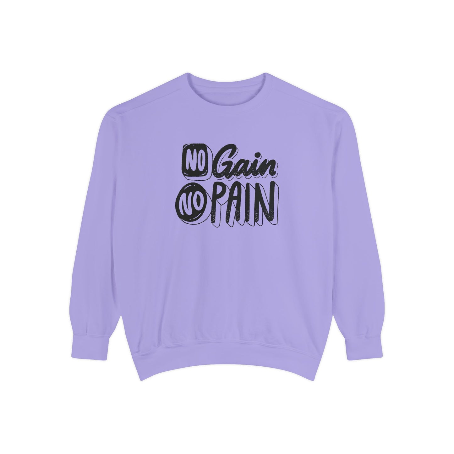 No Gain No Pain Sweatshirt | Motivational Fitness Crewneck