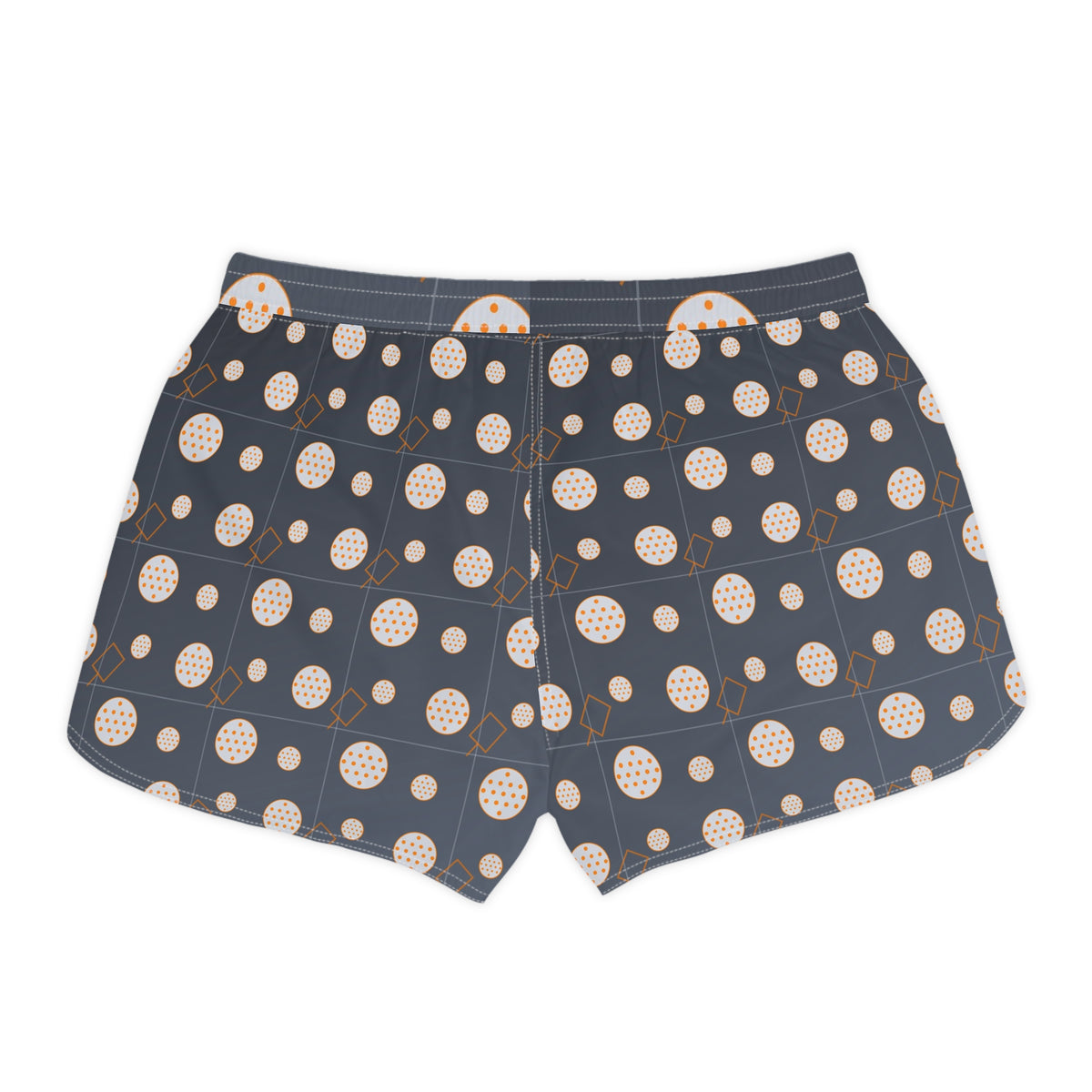 Pickleball Slate Storm Dink Dot Women's Athletic Shorts with Pockets