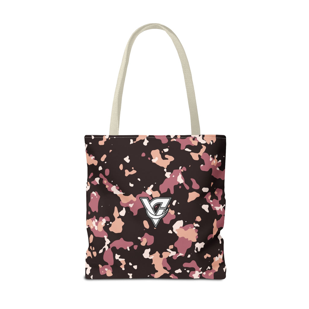 Rose Gold Splatter Tote Bag — All-Over Print Gym & Everyday Tote