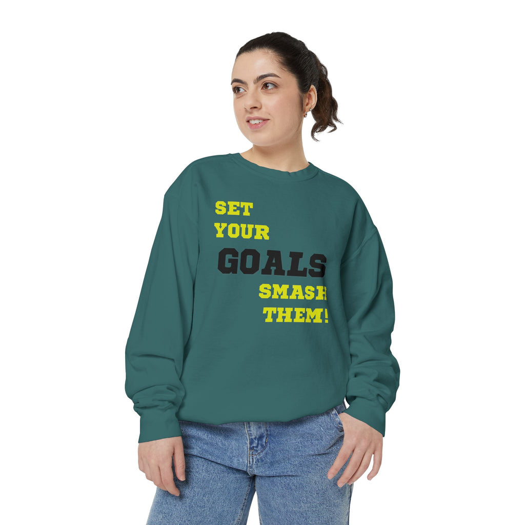Set Goals | Motivational Crewneck Sweatshirt