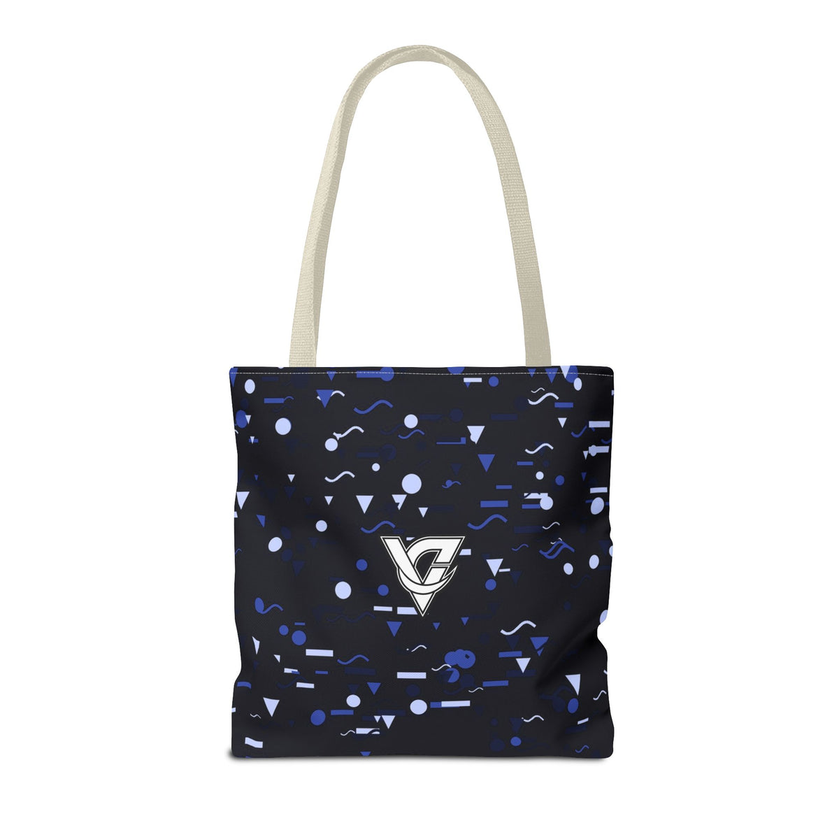 Midnight Confetti Tote Bag — All-Over Print Gym & Everyday Tote