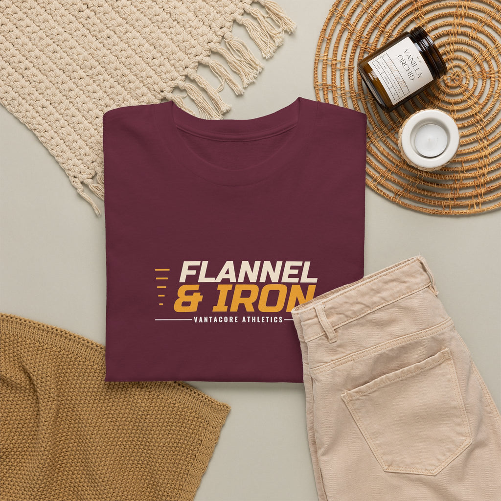Flannel & Iron | Men's Graphic Gym T-Shirt