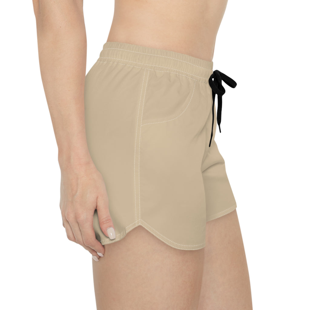 Women's Multipurpose Athletic Shorts with Pockets | Sand Beige Essential