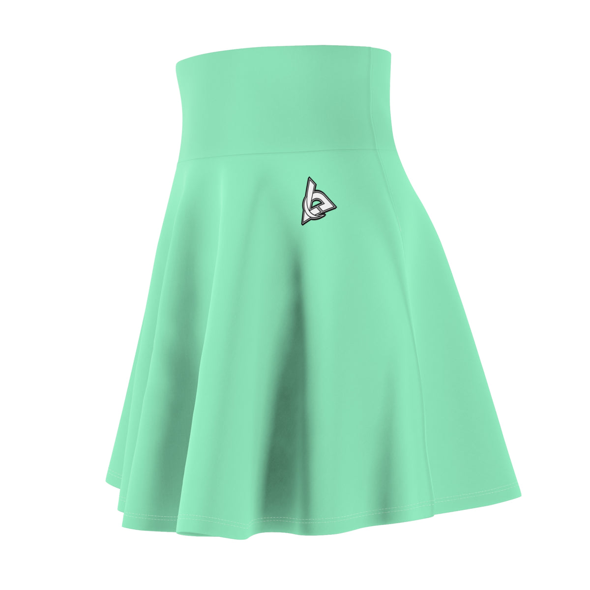 Vantacore Solid Mint Women's Athletic Skater Skirt