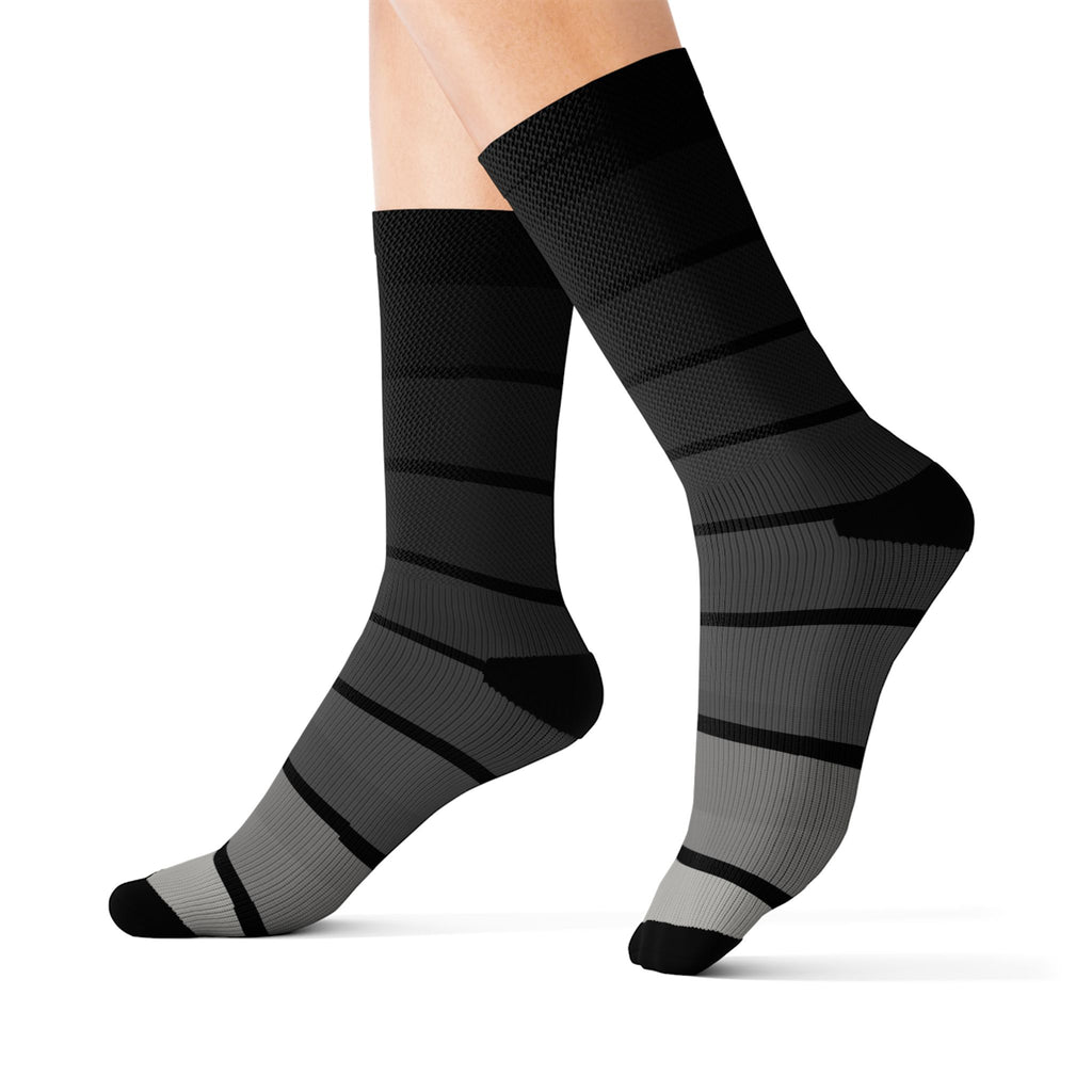 Graphite Horizon Athletic Crew Socks