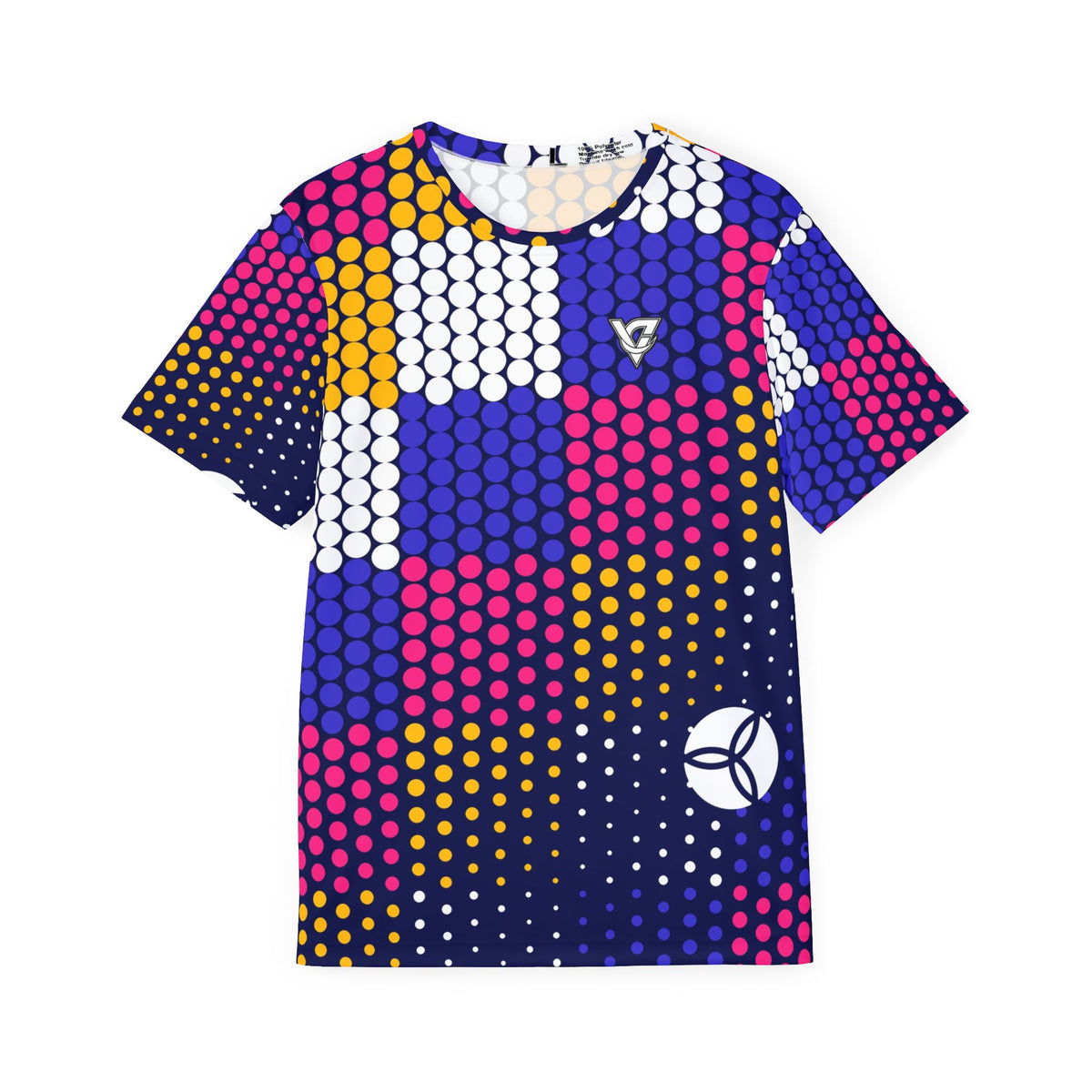 Volleyball Royal Flame Halftone Pulse Men's Sports Jersey