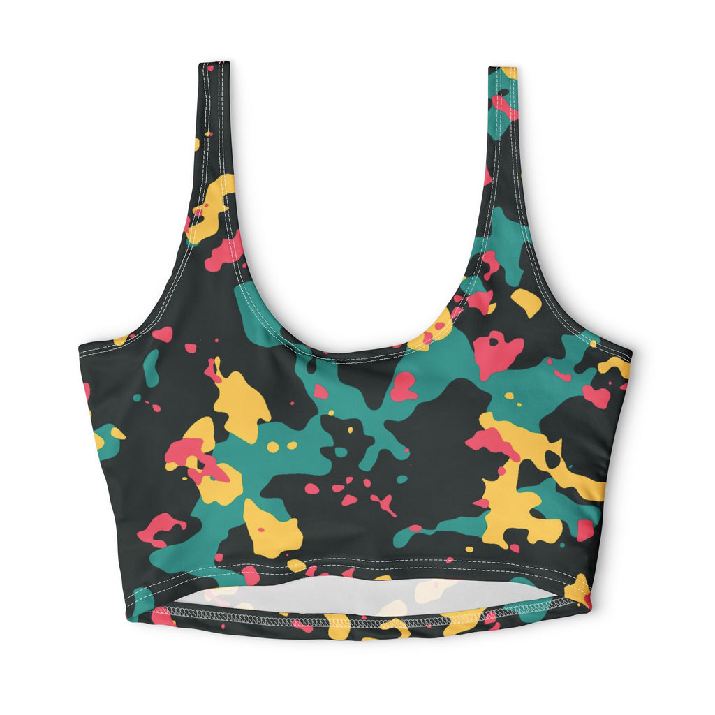 Tropic Splatter Sports Bra
